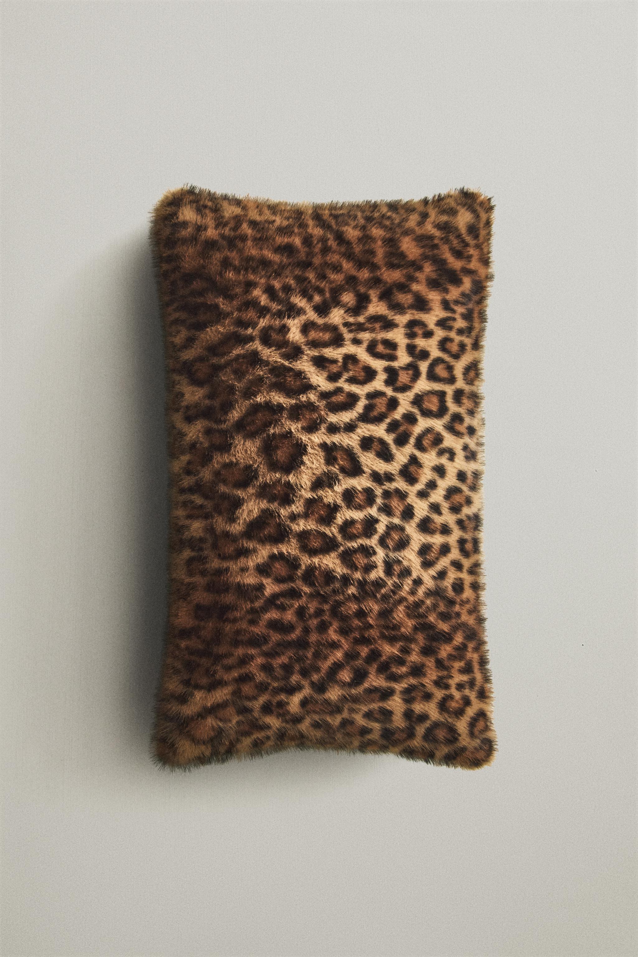 HOUSSE DE COUSSIN IMPRIMÉ ANIMALIER